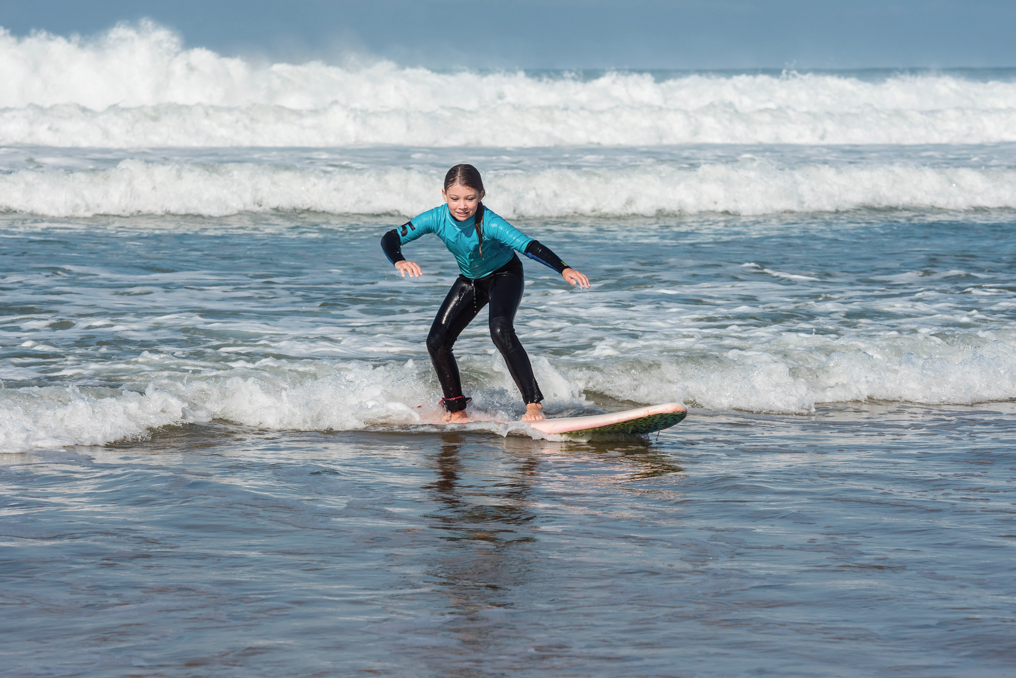 cours de surf dans les landes