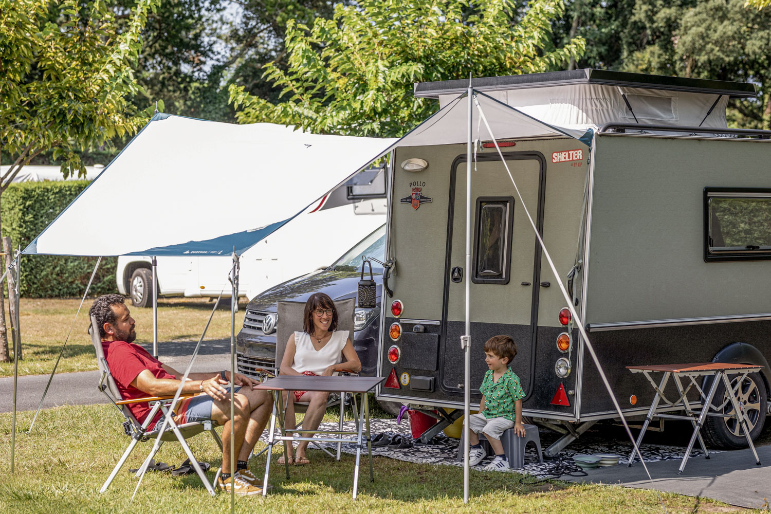 famille emplacement camping landes